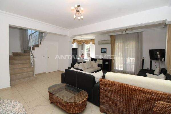 Furnished House in a Complex with a Pool in Belek Antalya