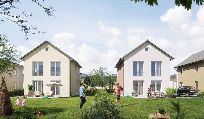 Visualisierung des Einfamilienhauses