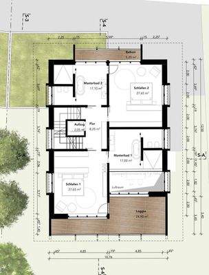 Grundriss Obergeschoss