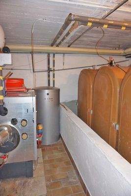 Zentralheizung und Öltanks