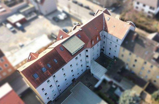 Drohnenaufnahme - Innenhof