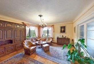 Wohnzimmer mit Blick auf den Möllensee