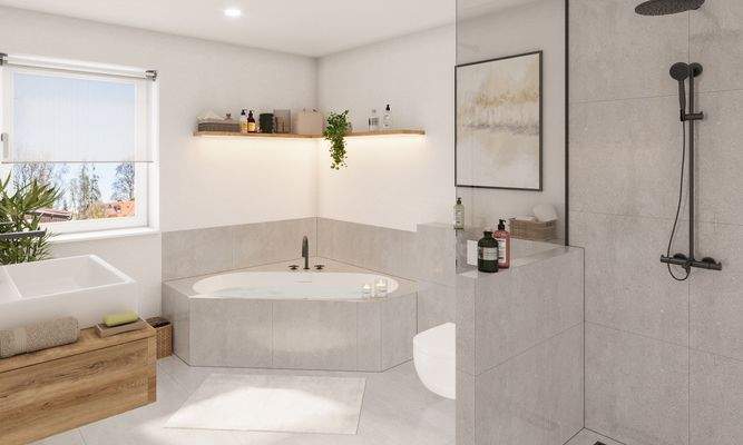 Visualisierung Badezimmer (OG)