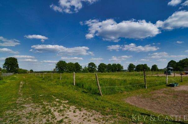 arrondiertes Weideland 