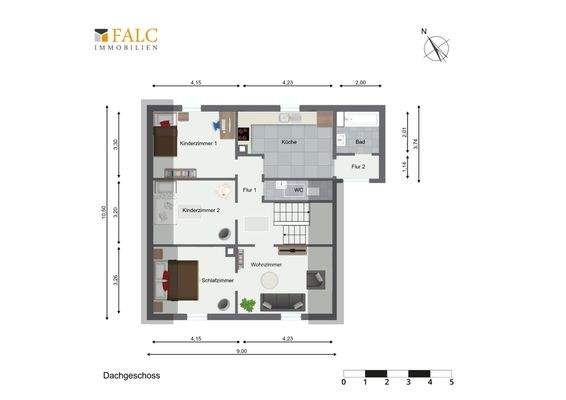 Dachgeschoss als eigene Einheit