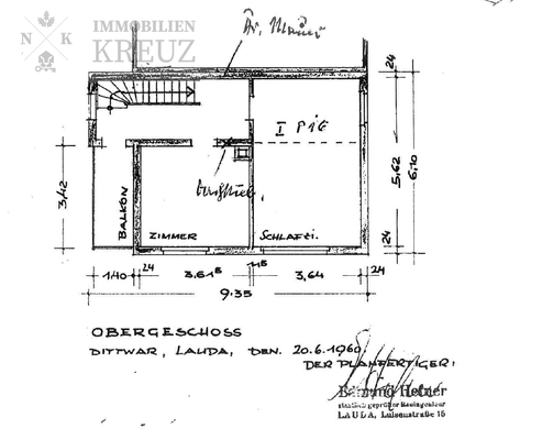 Grundriss Obergeschoss
