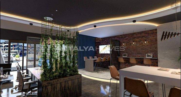 Modern Commercial Units in a Business Center in Alanya Antalya