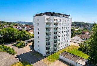 seitliche Hausansicht