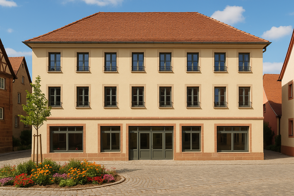 Rendering Mehrfamilienhaus