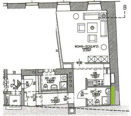 Grundriss (nicht Maßstabsgetreu)