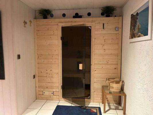Eingebaute Saune
