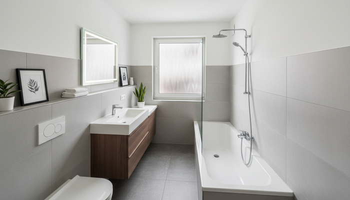 Badezimmer Innenraum-Visualisierung