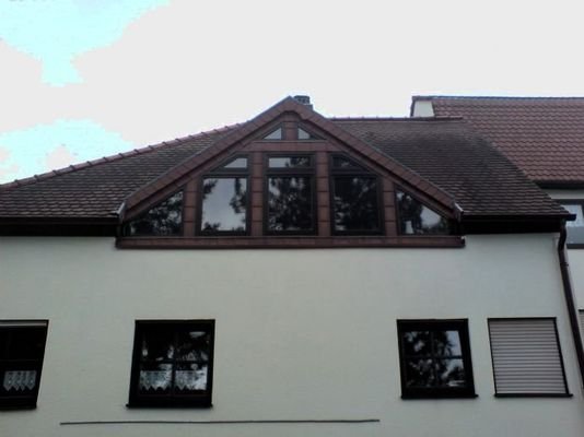 Rückseite des Gebäudes