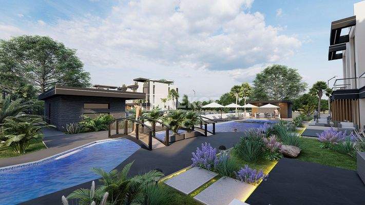 Apartments in Yeniboğaziçi Close to Sandy Beaches