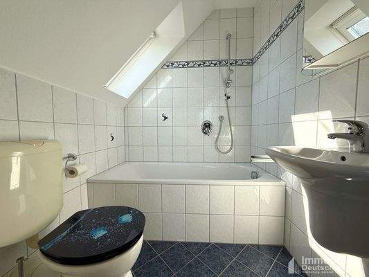 Tageslichtbad im Dachgeschoss