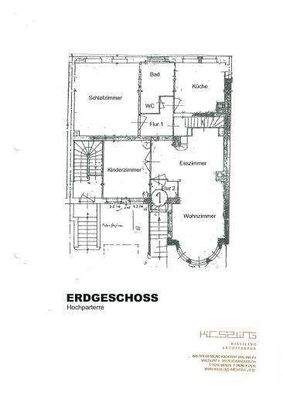 Grundriss EG / Hochparterre