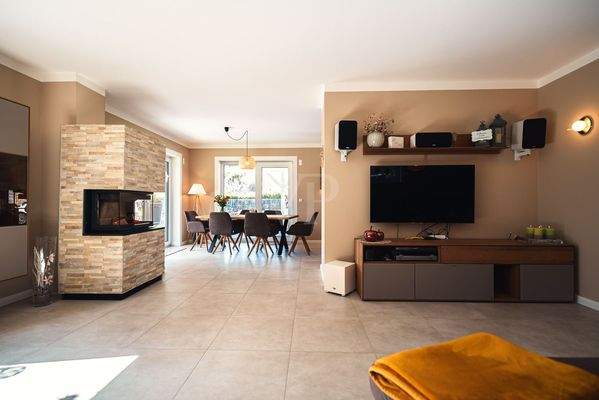 Blick vom Wohnbereich