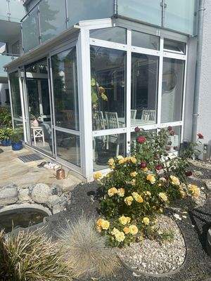 Wintergarten im Sommer