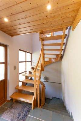 Treppe ins Dachgeschoss