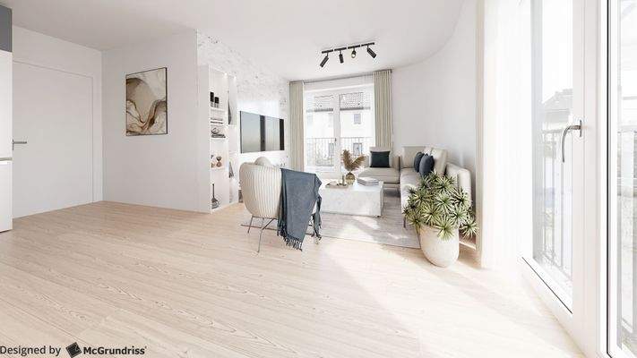 Visualisierung Wohnbereich