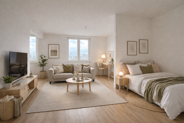 Einrichtungsbeispiel - Wohnbereich