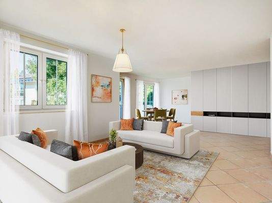 Visualisierung Wohn-/Esszimmer