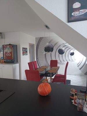 Blick von der Küche zu EZ