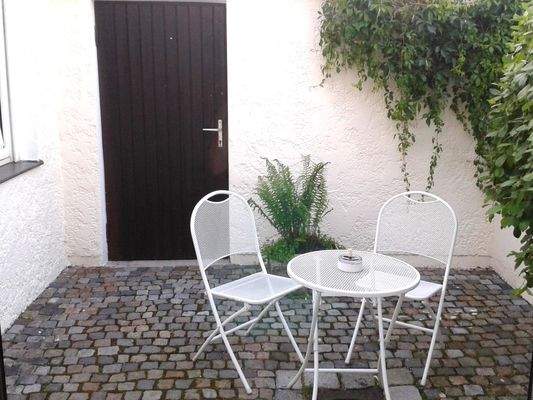 romantischer Innenhof