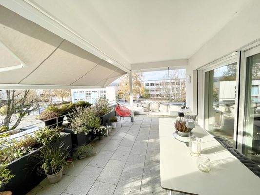 Nur Sie wohnen ganz oben