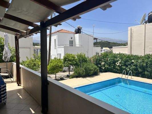 Kreta, Almyrida: Schönes 2-stöckiges Haus zum Verkauf in Almyrida