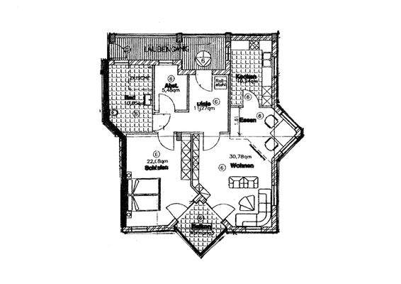 Wohnungsgrundriss