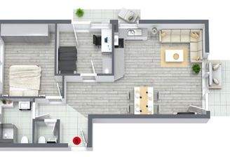 3D Grundriss WHG 08 OG