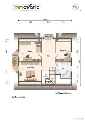 Grundriss Obergeschoss