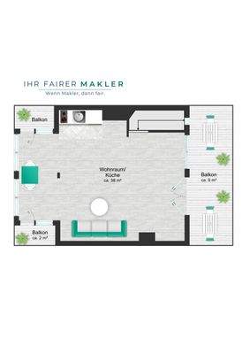 Grundriss Dachgeschoss