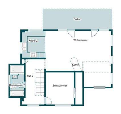 Grundriss Skizze 1.OG