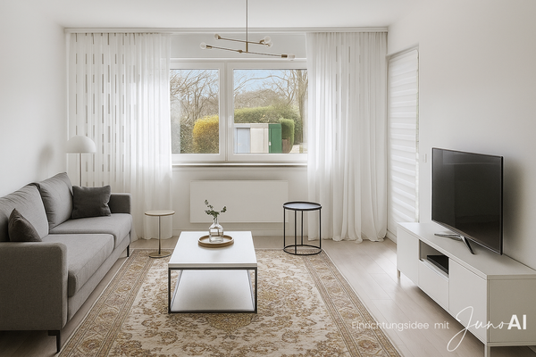 Wohnzimmer AI Staging