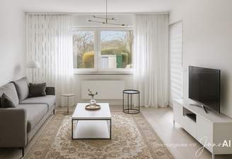 Wohnzimmer AI Staging