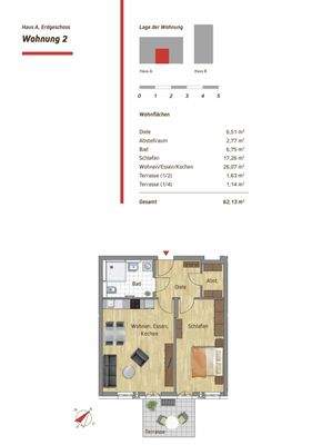 Grundriss Wohnung Nr. 2