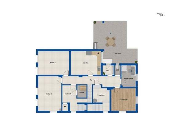 Grundriss Kellergeschoss