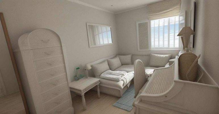 Büro oder Schlafzimmer - Render