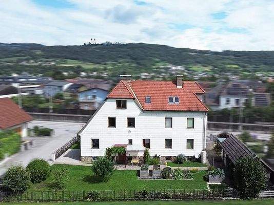 Aussenaufnahme Rückseite des Hauses