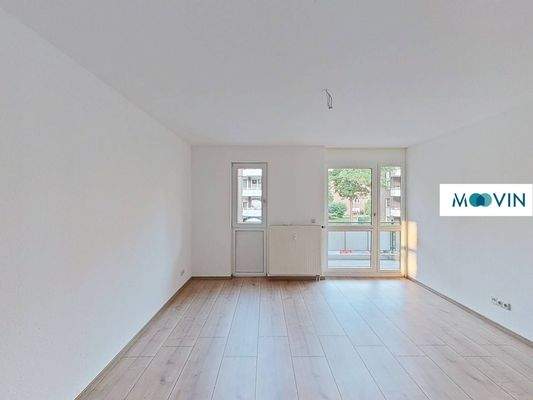 Ansicht I: Wohn- und Esszimmer