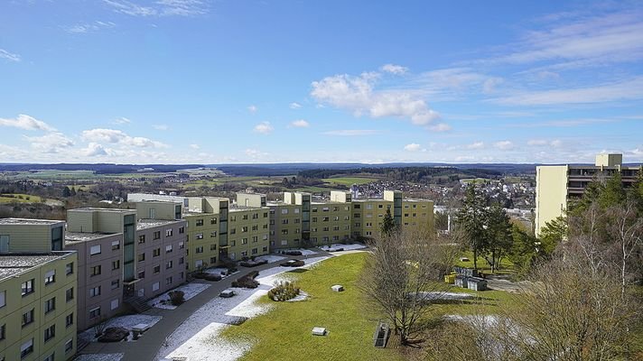 Aussicht vom Balkon