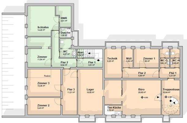 Grundriss Untergeschoss