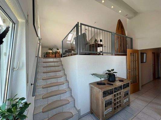 Aufgang Wohnzimmer u Schlafzimmer