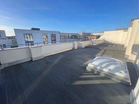 Moderne Dachterrasse