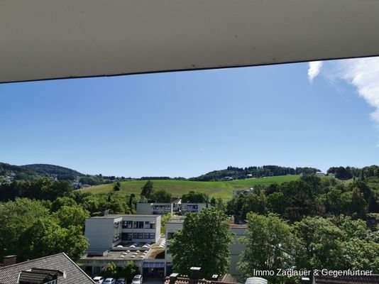 Blick vom Laubengang