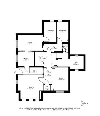 Grundriss Einliegerwohnung