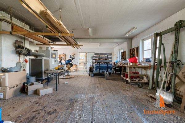 Blick in die Werkstatträume