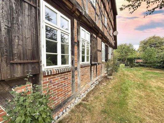 Anischt Mauerwerk Rückansicht